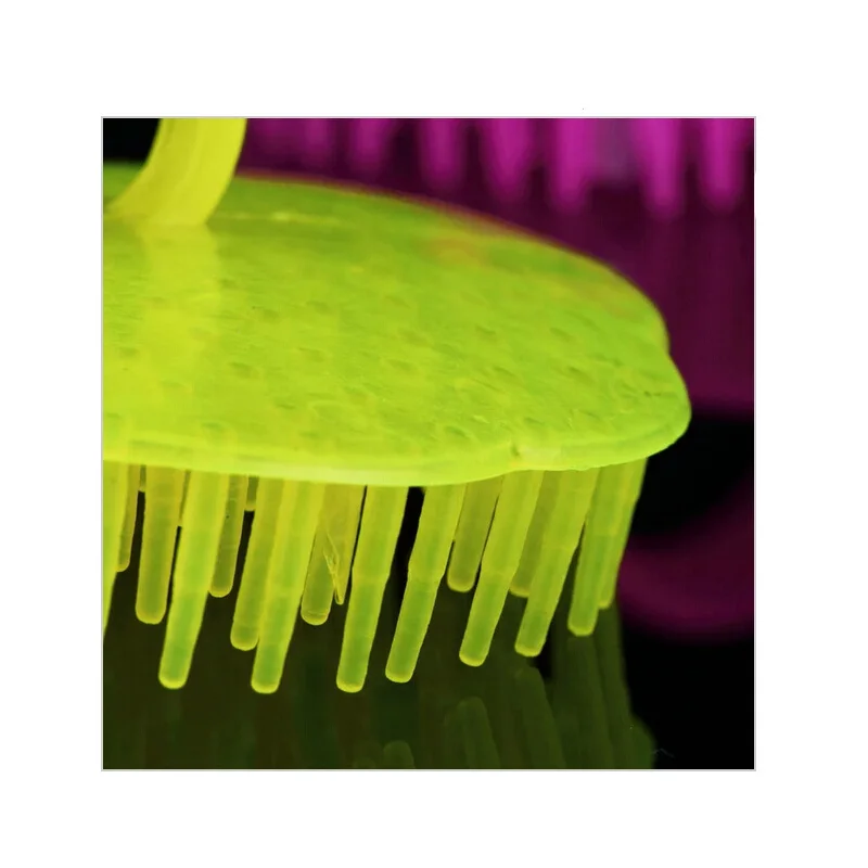 Шампунь для Мытья Волос Массажной Щеткой Гребень Массажер Головы Душ Тело