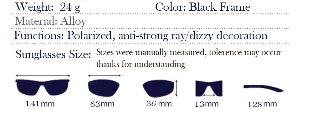 

= SCOBER = Black Full Rim rectangle Driving men Designer Polarized sunglasses Custom Made NEARSIGHTED MINUS PRESCRIPTION -1 to-6