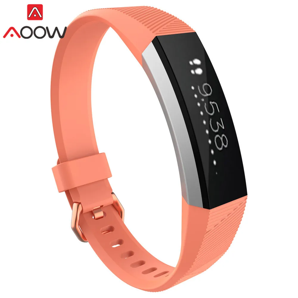 14 цветов силиконовый ремешок для часов для Fitbit Alta/Alta HR/ACE Смарт часы фитнес Спорт Водонепроницаемый замена Браслет ремешок
