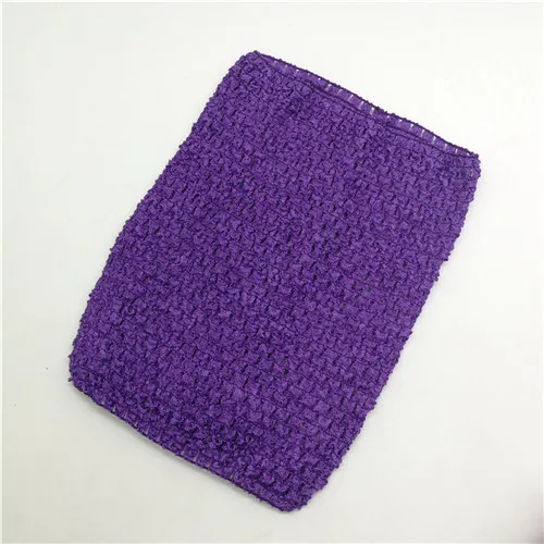 Purple 20X23 см тканевая вязаная фатиновая катушка «рюмочка», вязаная нагрудная накидка «сделай сам», фатиновая катушка, одежда для шитья, вязаная ткань, подарки на день рождения, фатиновая юбка - Цвет: Purple