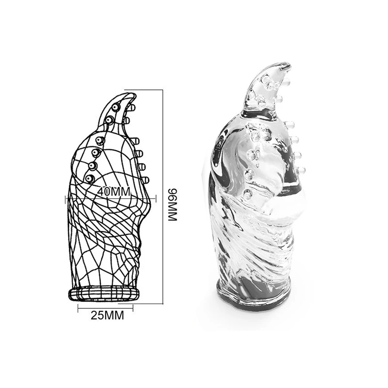 Упаковка конфиденциальности силиконовый пенис презерватив расширитель