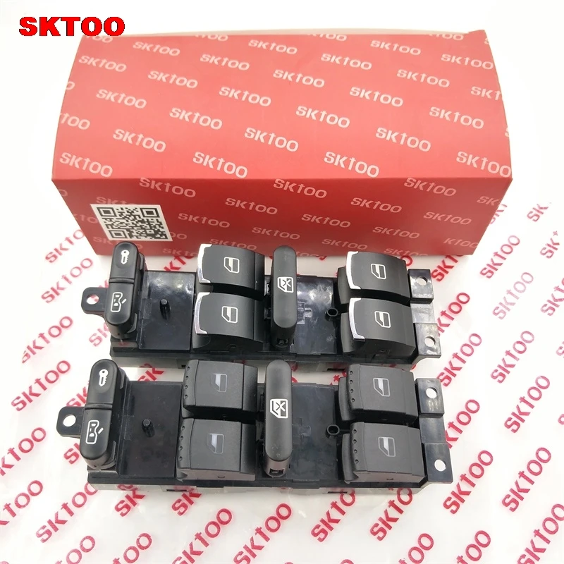 Sktoo Новый хромированный выключатель контроллера окна для VW Jetta Golf GTI MK4 Passat B5 Со стороны водителя 3BD959857 1J4959 857 вкл.