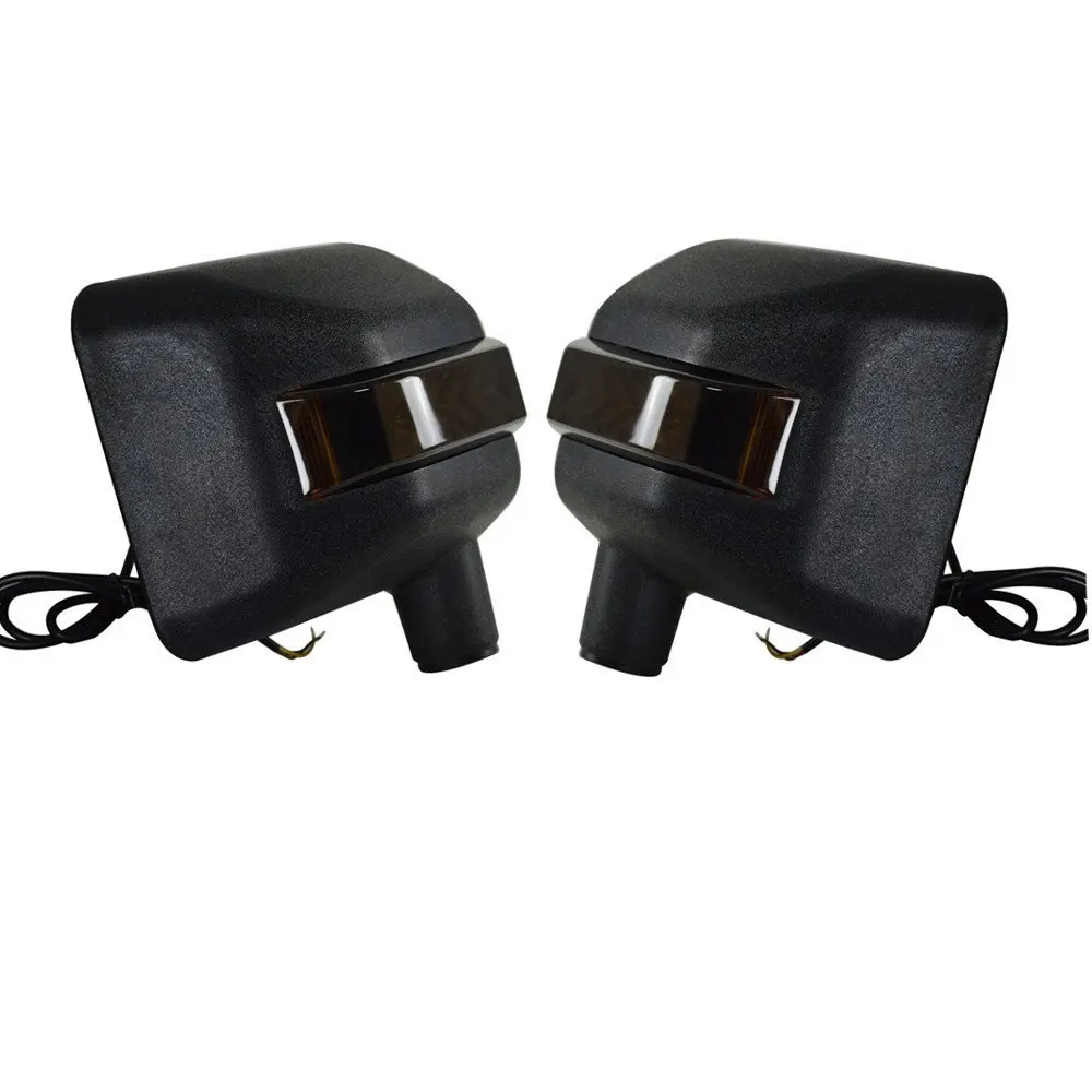 СИД боковое зеркало заднего вида с дымовой линзой DRL и янтарными указателями