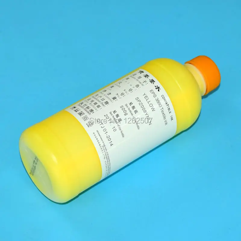 Желтый текстильная краска для Epson суреколор F2000 1390 R1800 R1900 R2000 Высокое качество