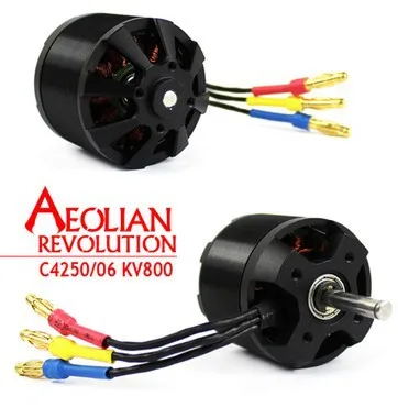 Бесплатная доставка C4250 KV800 бесщеточный двигатель Aeolian Outrunner для RC модели самолета
