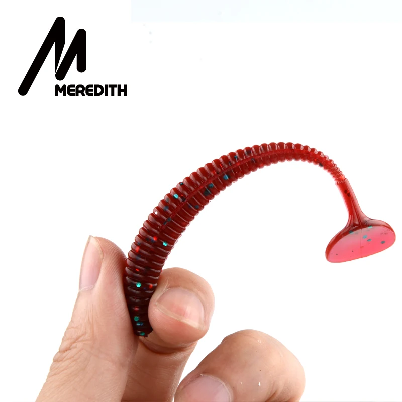 MEREDITH Awaruna рыболовные приманки 95 мм 5,1 г 5 шт. искусственные приманки воблеры Shad Carp Силиконовые мягкие приманки для рыбалки