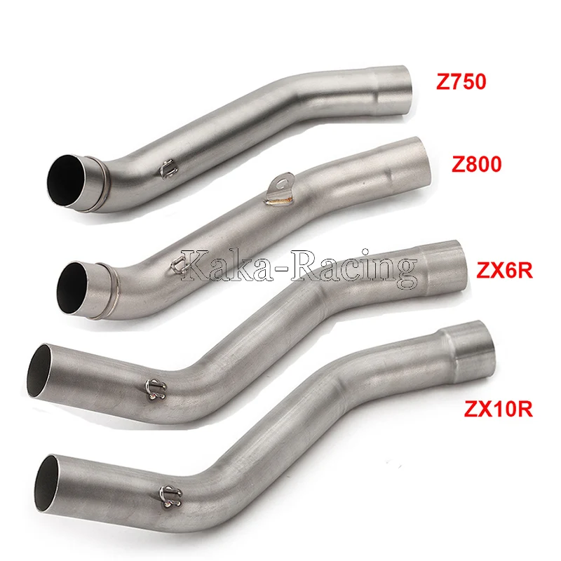

Motorcycle Exhaust Muffler Mid link Pipe Adapter middle connect tube slip on for Kawasaki z750 z800 zx-6r zx-10r 2007-2018