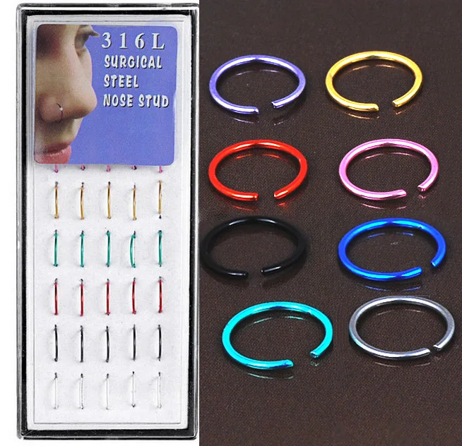 

New Arrival High Quality Body Piercing Jewelry Nose Ring Piercing Jewelry Septum Clicker Ear Cartilage Piercing Nose Ring