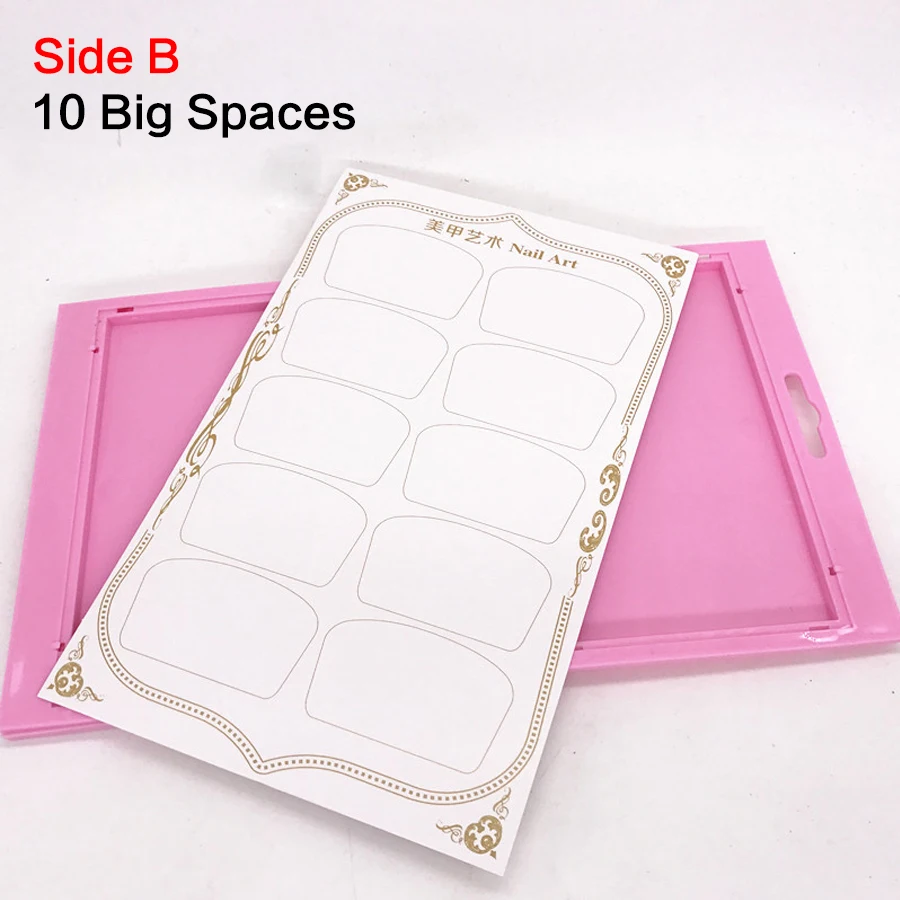 Nail Gel Color Display Shelf 60 Colors Card Pallet False Art Tips Manicure Tools Book Stand Double Sheets |