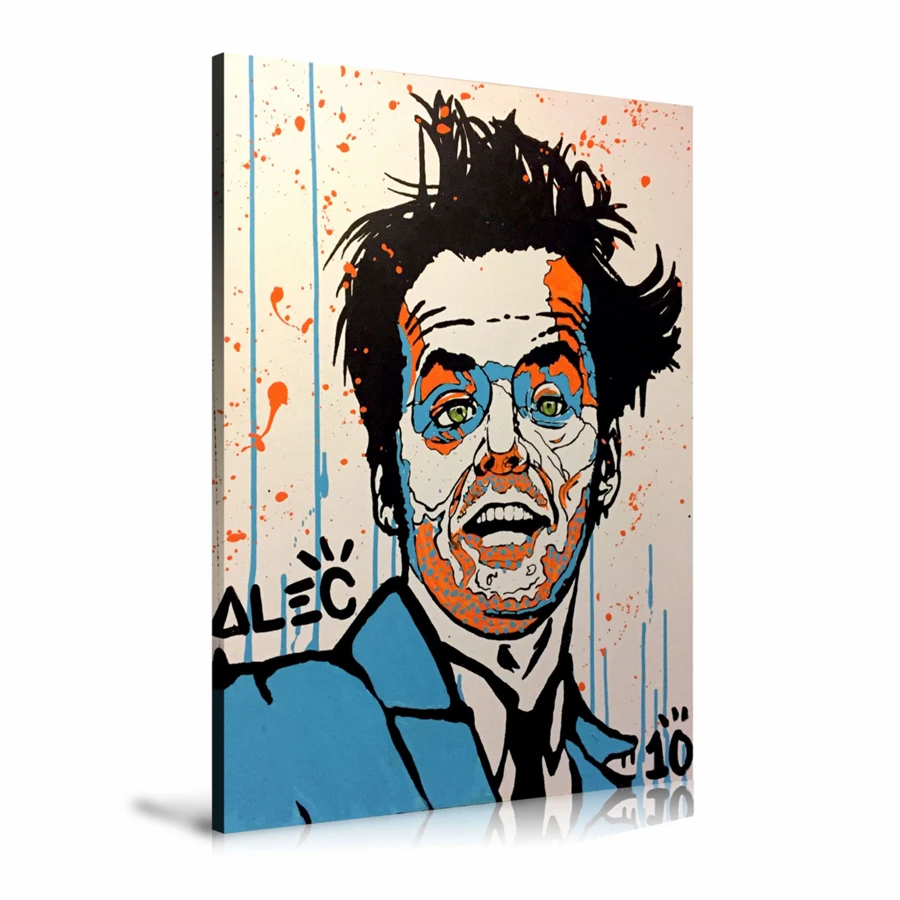 Alec Monopolys Jack Nicholson HD Wall Art Холст с печатью постера живопись декоративная для офиса