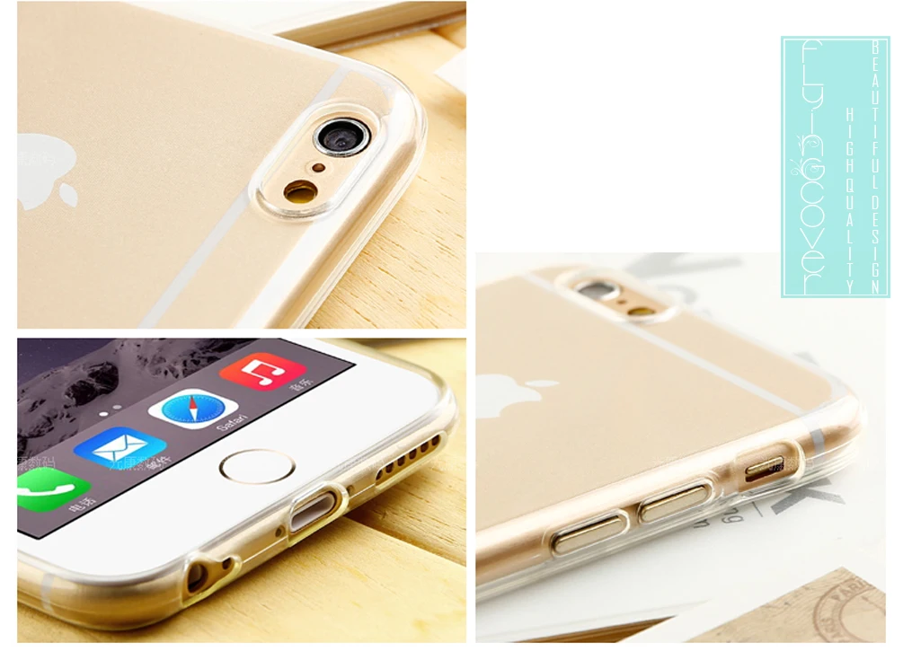 Coque Macaron Macaroons Прозрачные Мягкие TPU чехлы для телефонов iphone 7 Plus чехол 5S 5 SE 6 S 4S 4