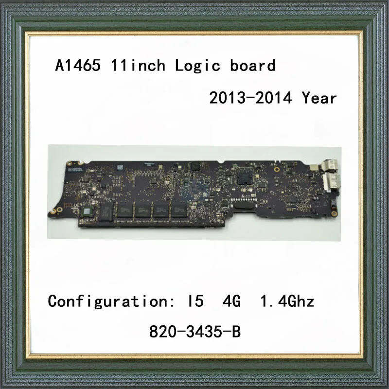 Genuine Logic Board for MacBook Air A1465 Motherboard 11inch i5 8G 1.4GHz 2014 Year 820-3435-B | Компьютеры и офис