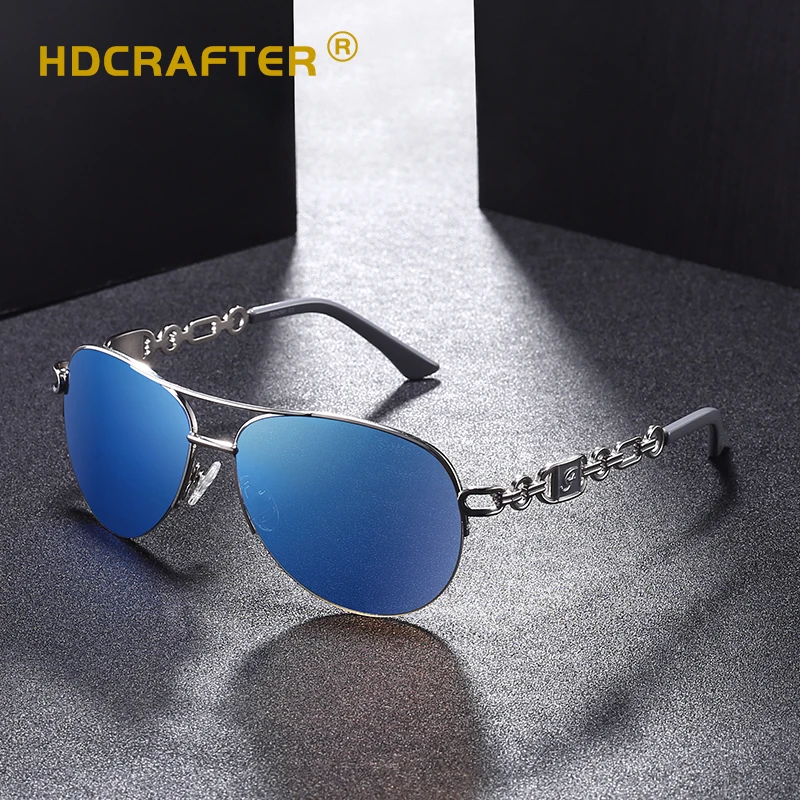 Женские Большие зеркальные солнцезащитные очки авиаторы тени для женщин