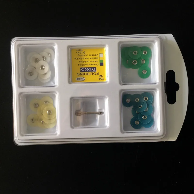 Полировка и полировка зубов дисков полоски набор наконечников