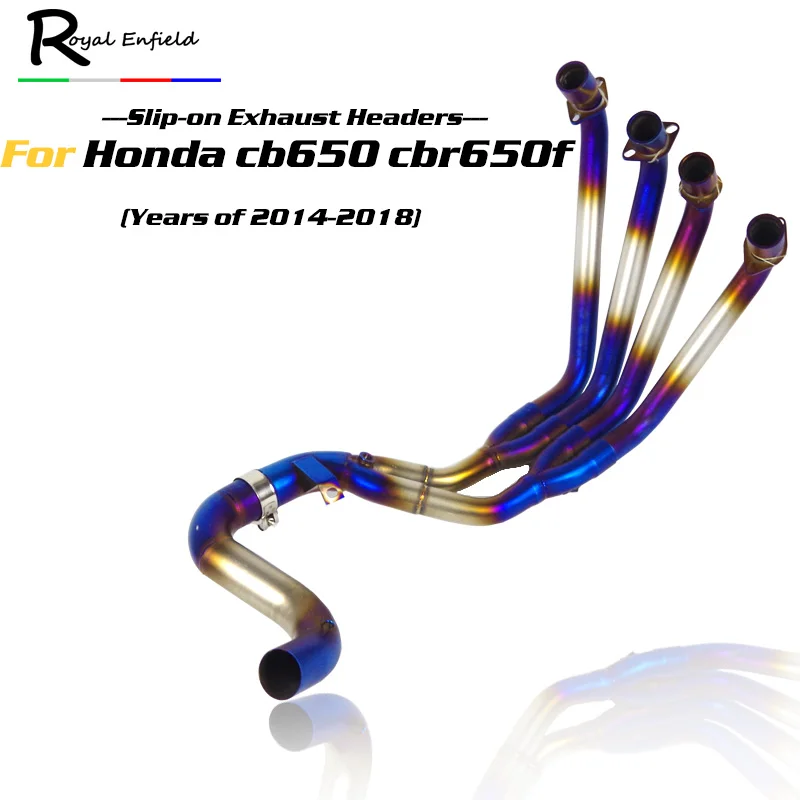 CBR650 мотоциклетная выхлопная труба передние трубные головки средняя звеньевая