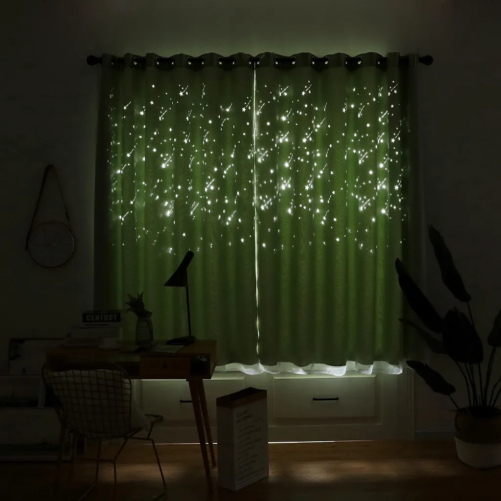 Занавес для окна 1 шт. выдолбленные оконные шторы на гостиной драпировочная