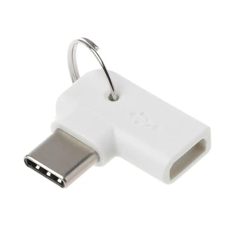 90 Degree Type C male to Micro USB Female Charging Converter Connector Adapter for Samsung S10 S9 S8 Note 9/8 Huawei mate