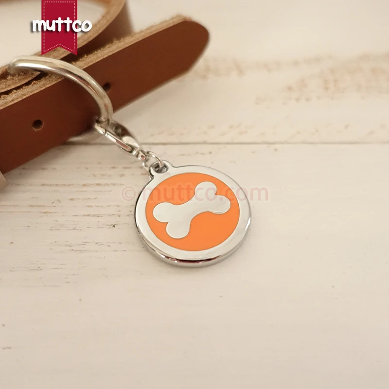 Метки для собак с костной печатью металлические круглые этикетки подходят и