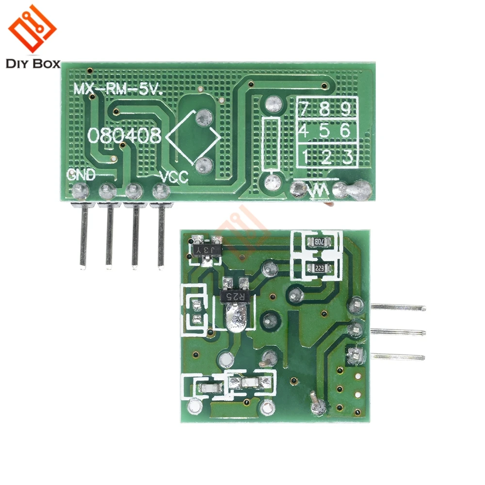 433 МГц РЧ беспроводной передатчик и приемник модуль DIY комплект для Arduino ARM MCU WL