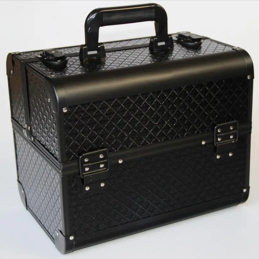 Коробка для хранения косметики хорошего качества черного цвета органайзер