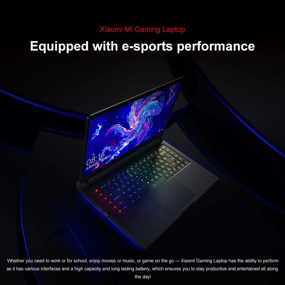 Xiaomi mi Ga mi нг ноутбук 15,6 дюймов процессор Intel Core i7 шестиядерный 16 Гб/i5 4 ядра 8GB SSD 256G+ 1 ТБ Windows 10, Wi-Fi, BT 4,1 ПК