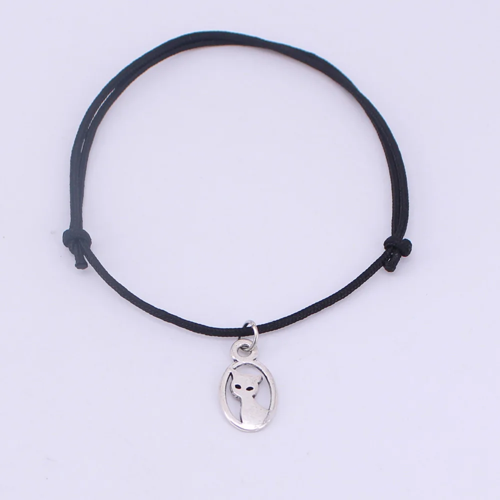 Простой браслет hzew для любителей кошек|Браслеты с шармами| |