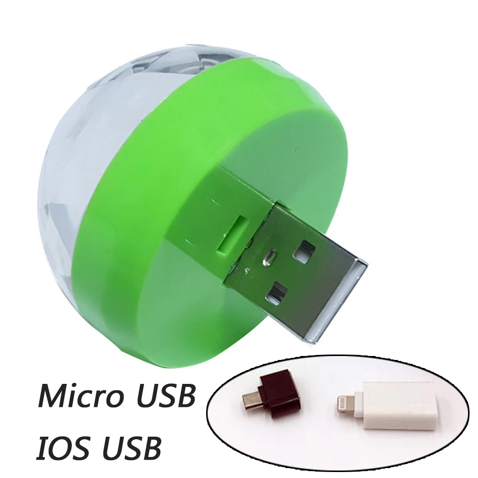 Z90Litwod Мобильный USB сценический светильник s мини светодиодный хрустальный