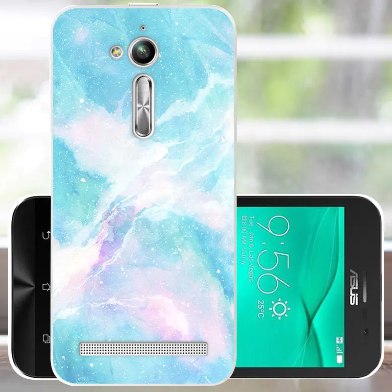 Чехол FANATU из мягкого ТПУ ASUS Zenfone Go ZB500KL 5,0 дюймов защитные колпаки для задней панели Fundas для ASUS Zenfone Go ZB500KL чехол для телефона - Цвет: LDL