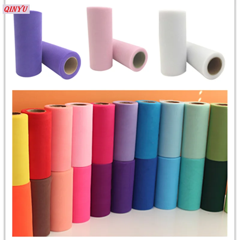 15cmx22m New Wedding Tulle Roll Fabric Tutu DIY Skirt Gift Craft Party Bow Organza Dress 6Z-SH759 | Дом и сад