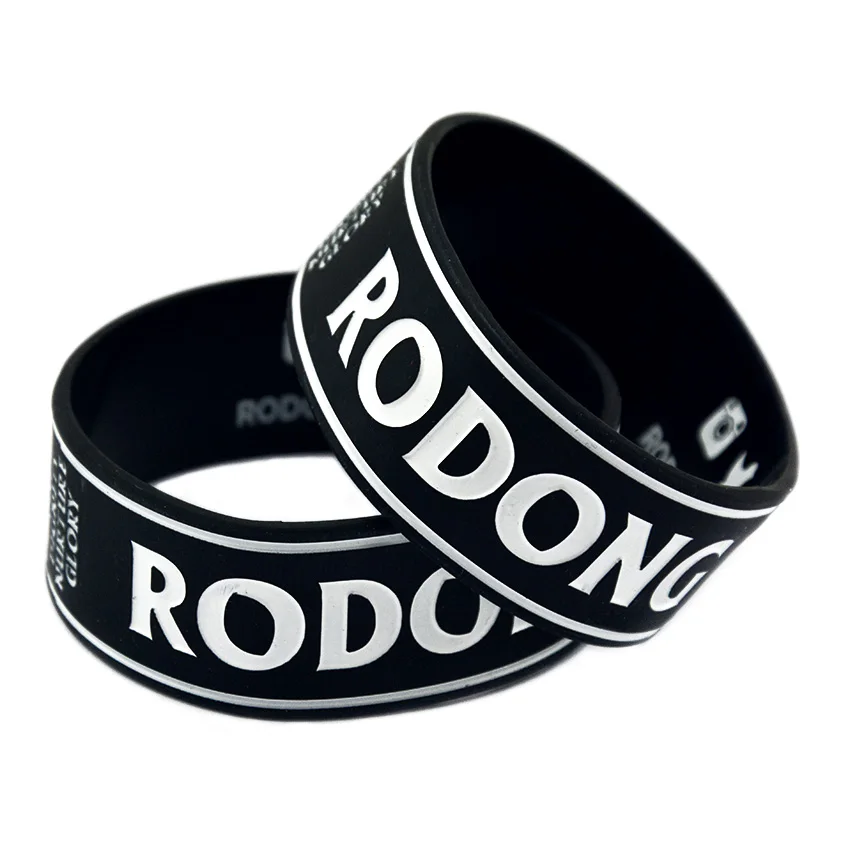 OneBandaHouse индивидуальный дизайн логотип силиконовый резиновый браслет один дюйм в