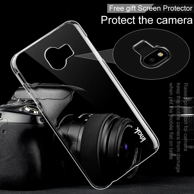 10pcs/lot Wholesale IMAK Crystal II Case For Samsung Galaxy J4 2018 J400G J400F Transparent Plastic Hard Back Cover Phone cases |