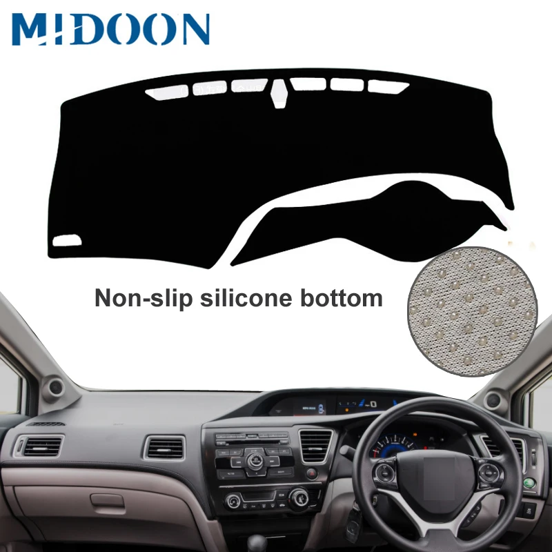 MIDOON для Honda civic 2013 2014 2015 2016 чехлы стайлинга автомобилей 9 го поколения коврик