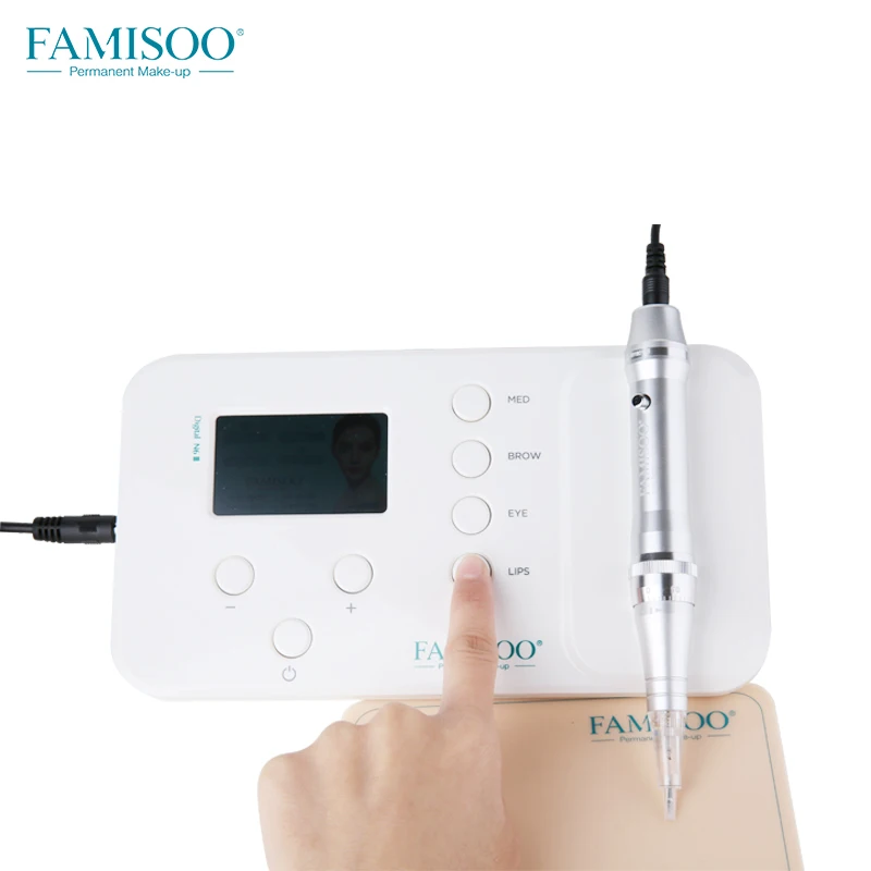 Машинка для перманентного макияжа FAMISOO N6 профессиональный цифровой тату аппарат