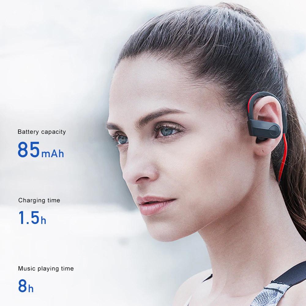 K98 беспроводные наушники Bluetooth спортивные для бега стерео гарнитура с микрофоном
