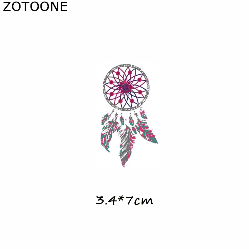 117 ZOTOONE милые Ловцы снов утюжок на передачу патч для одежды тепло на тепловых пластырей плавкие Наклейки Аппликации на одежду E - Цвет: 117