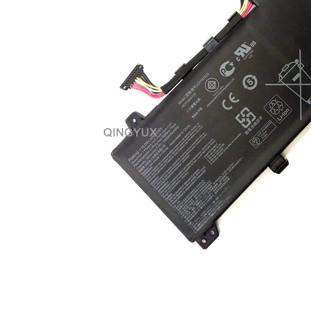 QINGYUX Новый 15 2 V 52Wh C41N1533 Аккумулятор для ноутбука Asus Enfone Flip Q524U Q534U UX560UQ UX560UX-1C серии |