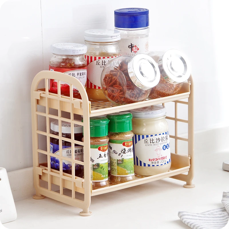 1 шт. креативный мини двухслойный полый стеллаж для хранения японский