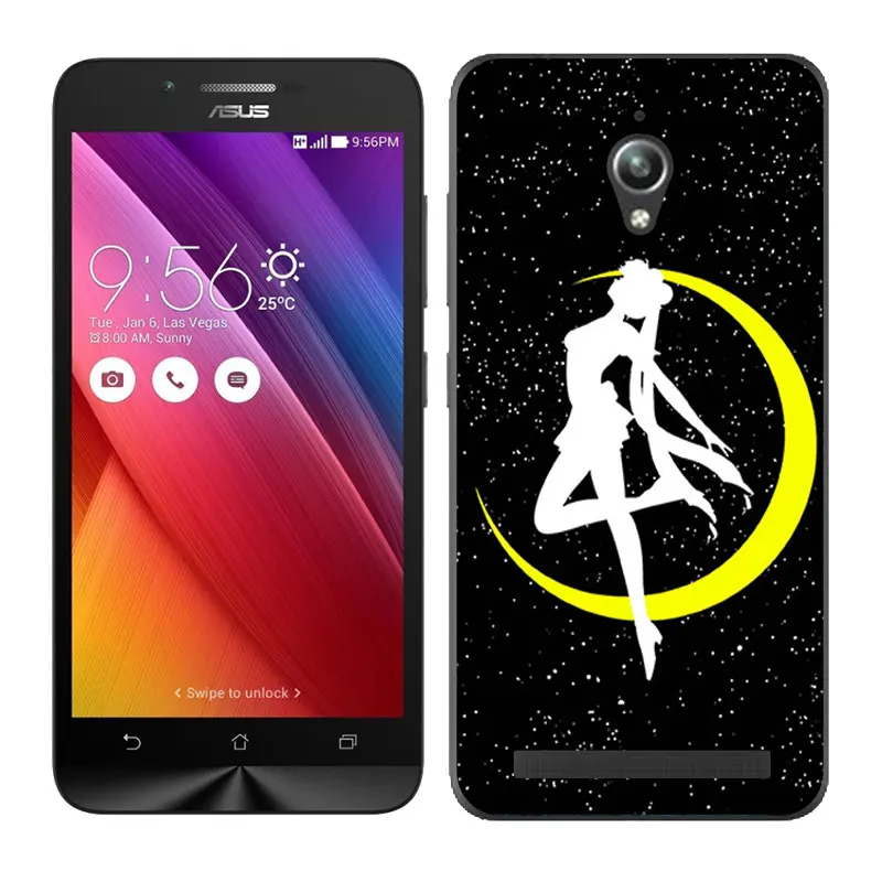 Защитный Мягкий чехол из ТПУ для ASUS Zenfone GO ZC500TG 5 0 дюйма телефона с рисунком