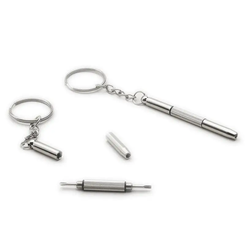 

3 in 1 Keychain Screwdriver Eyeglass Sunglasses Watch Repair Kit Tool