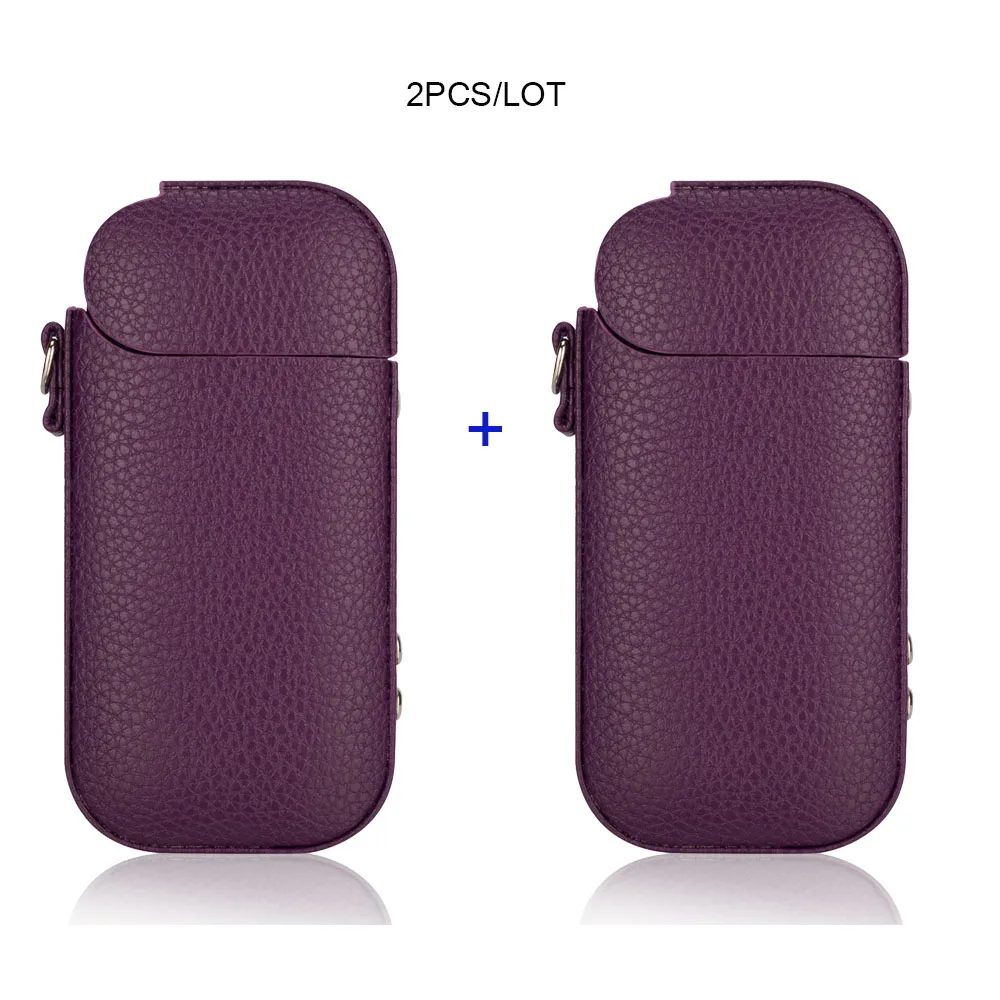 JINXINGCHENG 2 шт./партия сумка PU чехол для Iqos 2,4 Plus кожаный чехол защитный чехол-держатель - Цвет: 09CC