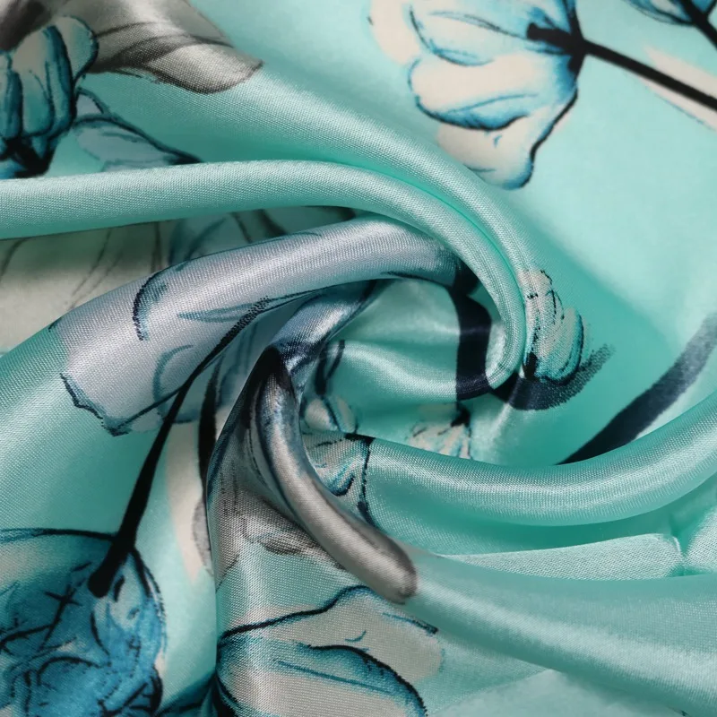 Мода подарок цветок небольшой площади 40% натуральный шелк Для женщин шарфы