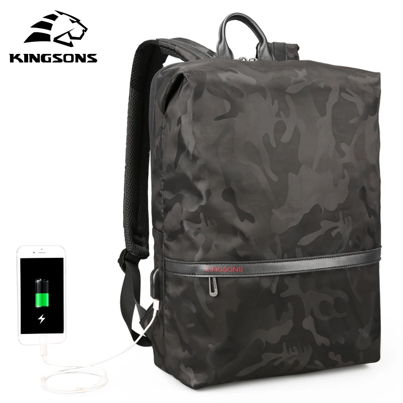 

Kingsons Backpack Women 15.6 inch Water Repellent Laptop Backpacks Big Capacity Student Backpack For School Men Mochila Feminina