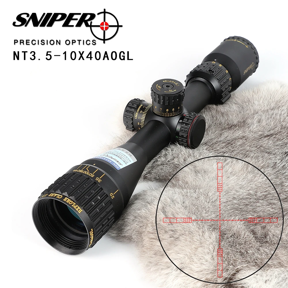 SNIPER NT 3 5-10X40 AOGL прицелы для охоты тактический оптический прицел полноразмерный