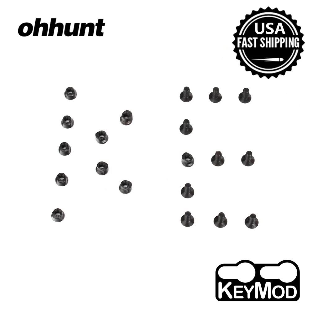 Набор из 10 стальных винтов и гаек ohhunt запасные шестигранные гаечные ключи для
