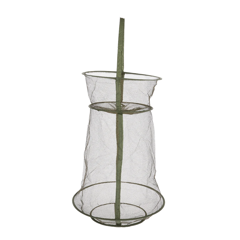 Быстросохнущая рыболовная сеть 3 слоя сетка ловушка складные сети для креветок