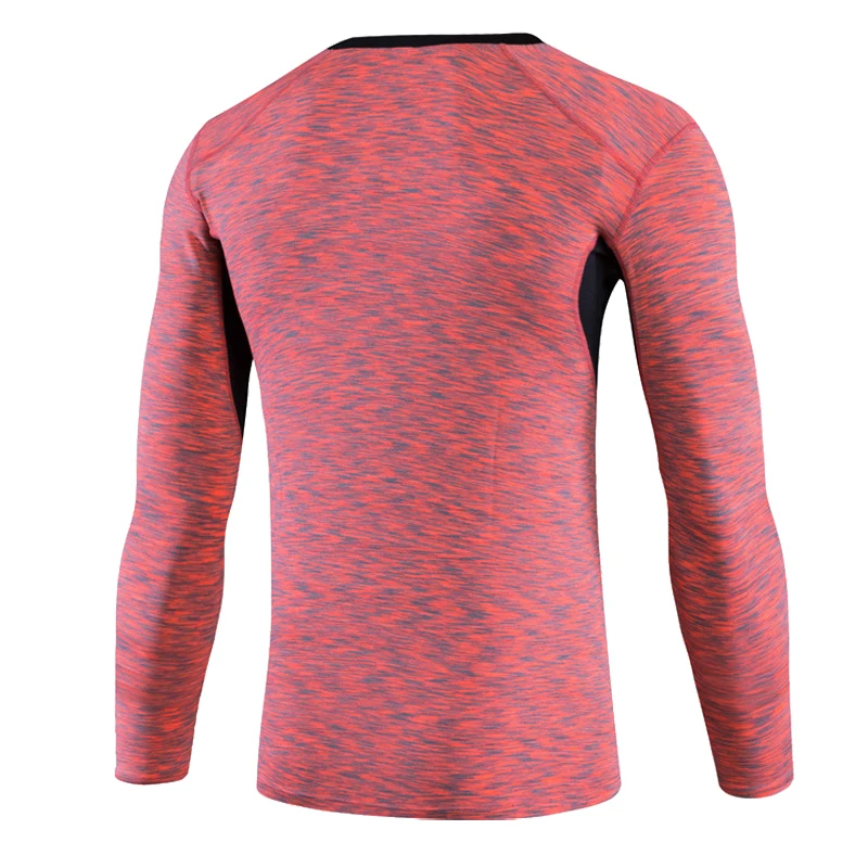 Брендовая мужская футболка для бега Спортивная с длинным рукавом быстросохнущая