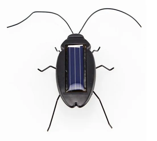 

Novelty Toys Solar Cockroach Energy Cockroach Children Insect Bug Teaching Fun Gadget Toy Gift Solar Power Energy Toys Hot Sale