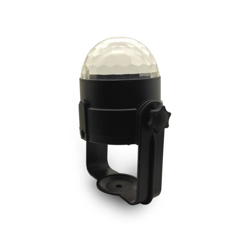 1X Автомобильные светодиодные Музыка Огни DJ Мини RGB 6 Вт LED MP3 Клуб Disco Party Кристалл