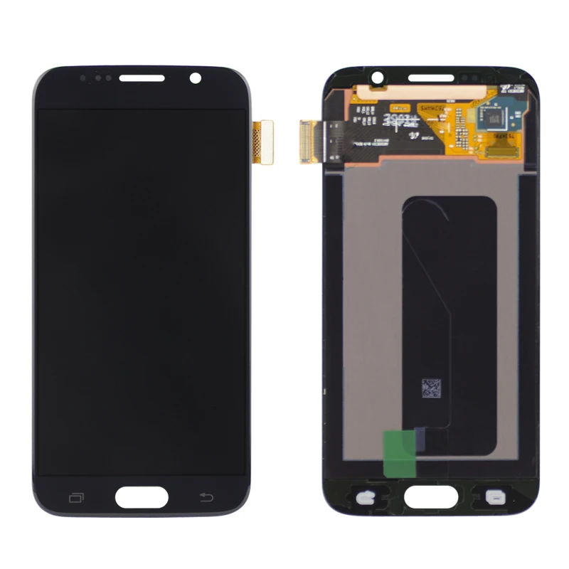 AMOLED для Samsung Galaxy S6 lcd G920 G920F G920i G920A G9200 ЖК-экран + сенсорный дигитайзер стеклянная