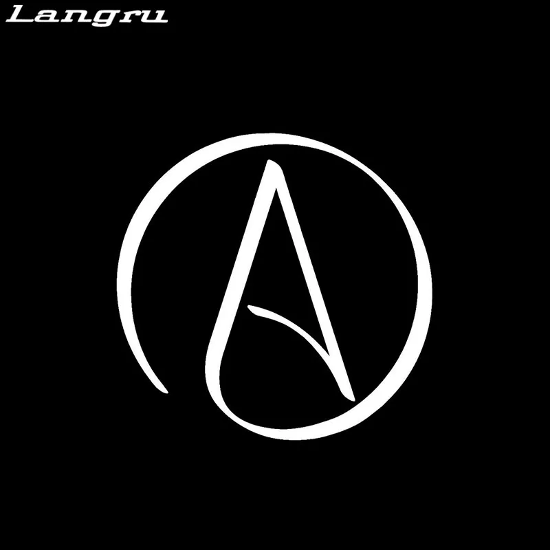 Langru Atheist международный символ интересные виниловые наклейки для стайлинга